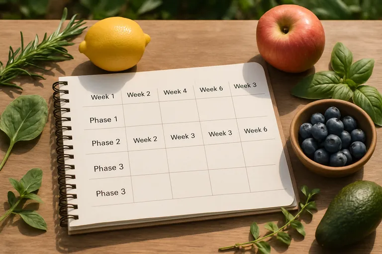 De opbouw van het 6 weken programma